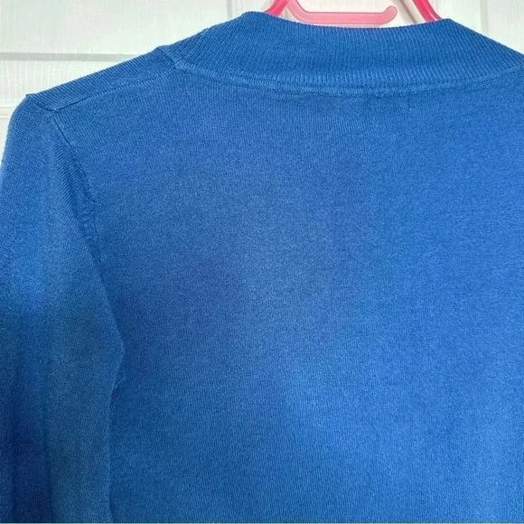 TCEC Sweater V-Neck Blue  Size Large - Picture 14 of 16